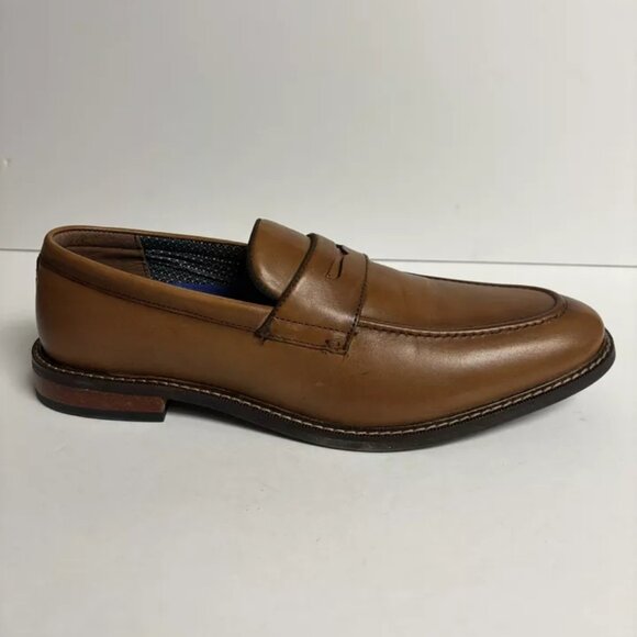 Vince Camuto Men’s Layton, Brown Slip-On Penny Loafers, Size 11 M - Picture 1 of 7